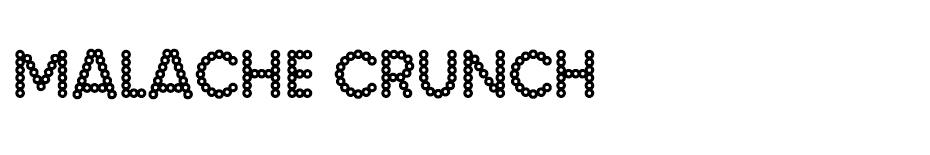 Malache Crunch font